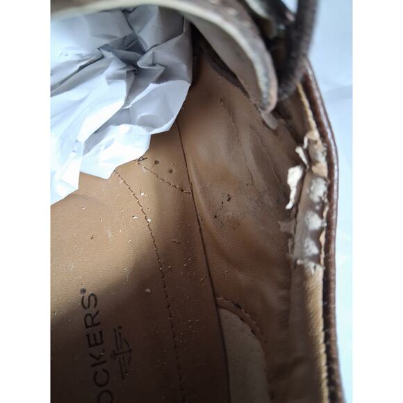 DOCKERS PRO Style Mens size 11M Brown Leather Careerwear Casual Oxford Shoes - Picture 13 of 15